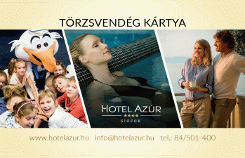 Hotel Azur törzsvendég kártya